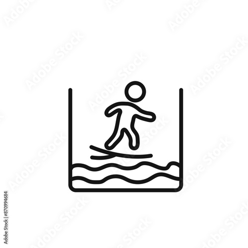 surfing icon vector set collection for web
