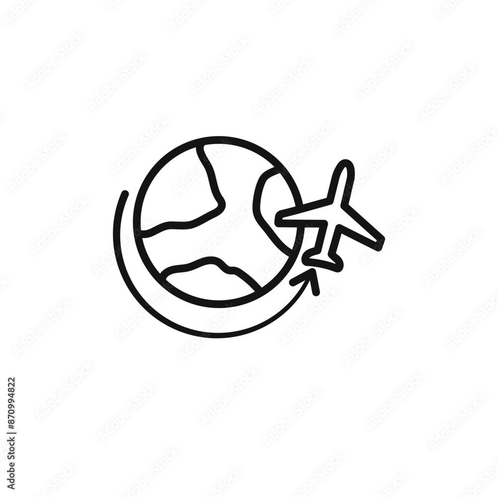 voyage icon vector set collection for web voyage icon vector set collection for web