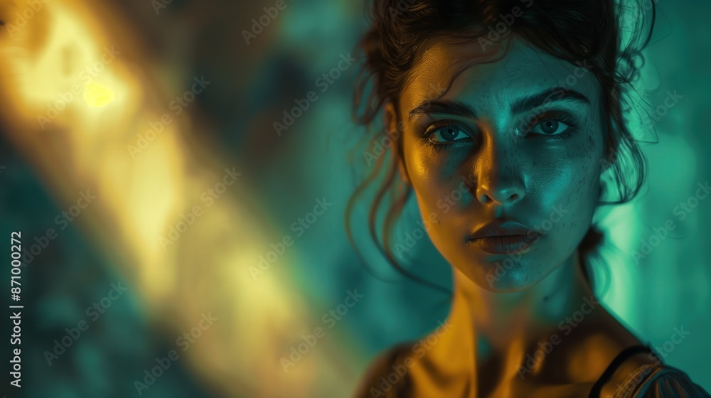 Evocative Portrait of a Woman in Moody Light and Soft Focus
Evocative Portrait of a Woman in Moody Light and Soft Focus