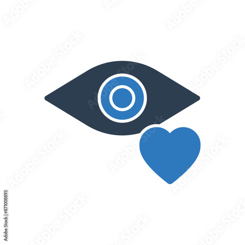 Eye Love Icon