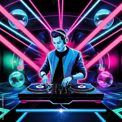 dj at the party