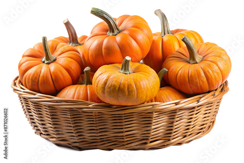 Wallpaper Mural Bright Orange Pumpkin for Colorful Autumn Leaves Torontodigital.ca