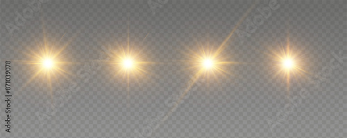 tars bright white. Glow light effect. Transparent light effect sparkl, lens flare, explosion, glitter, sun flash, sparks and stars. Sunlight, abstract special effect.
