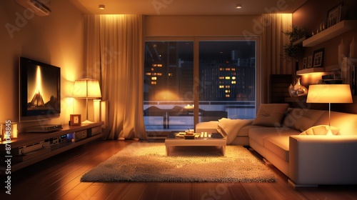 Wallpaper Mural contemporary apartment home interior design background concept cozy comfort design and house beautiful ideas background Torontodigital.ca