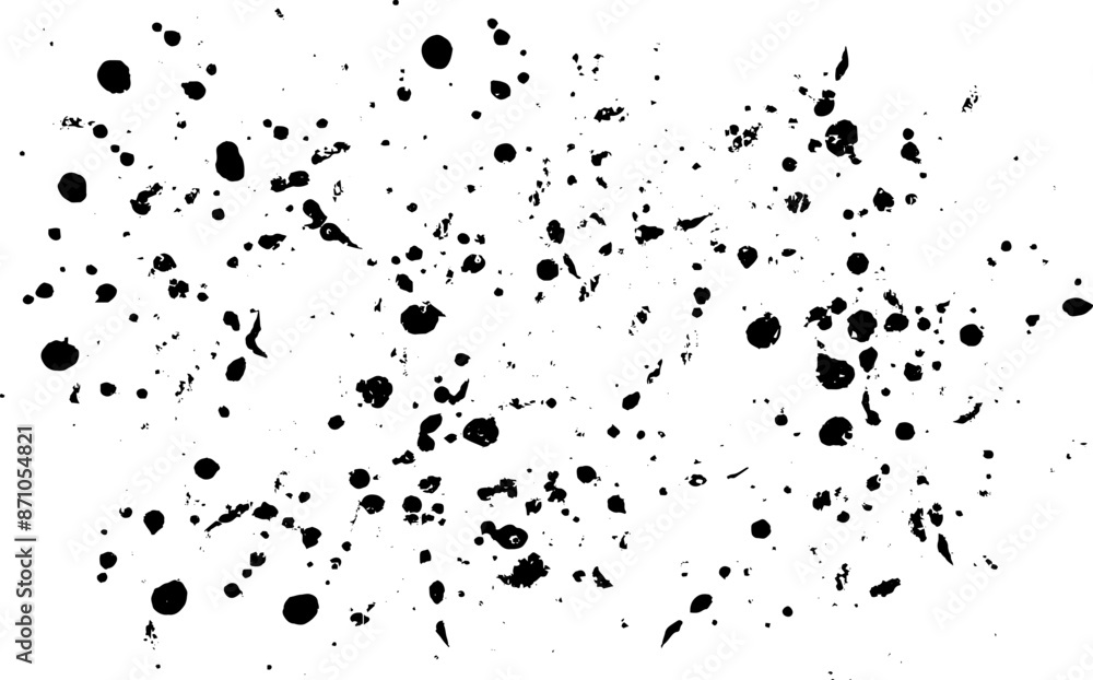 Small uneven spots and particles of debris. Abstract vector texture. Distressed uneven background. Grunge texture overlay with fine grains isolated on white background. Vector illustration. EPS10. Small uneven spots and particles of debris. Abstract vector texture. Distressed uneven background. Grunge texture overlay with fine grains isolated on white background. Vector illustration. EPS10.