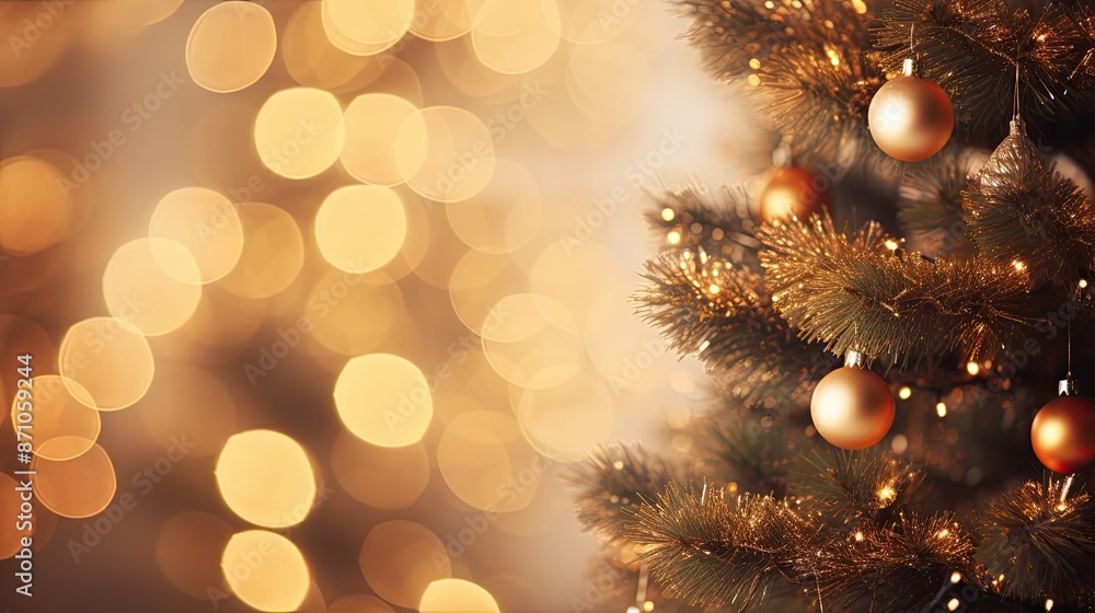 tree golden bokeh tree golden bokeh