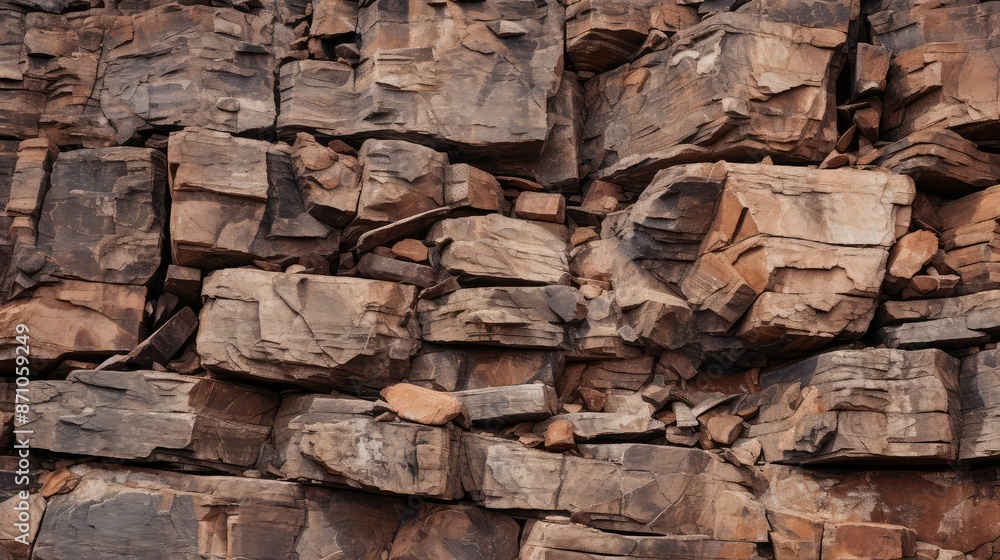 Fototapeta premium rocky brown stone texture