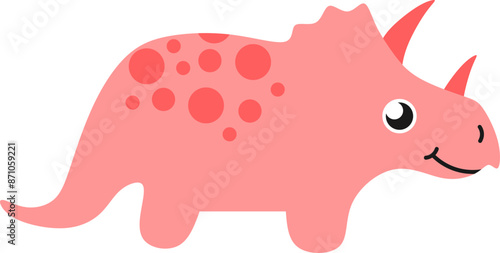 Cute Smiling Dinosaur Graphic