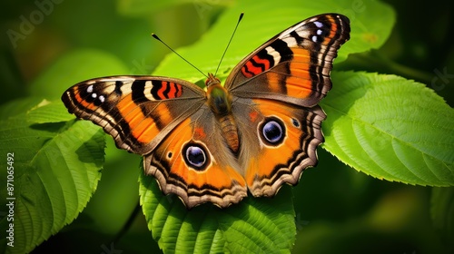 Obraz na płótnie brown buckeye butterfly