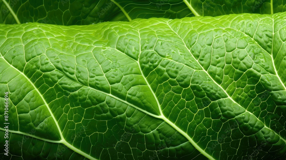 Fototapeta premium fresh natural cabbage vegetable