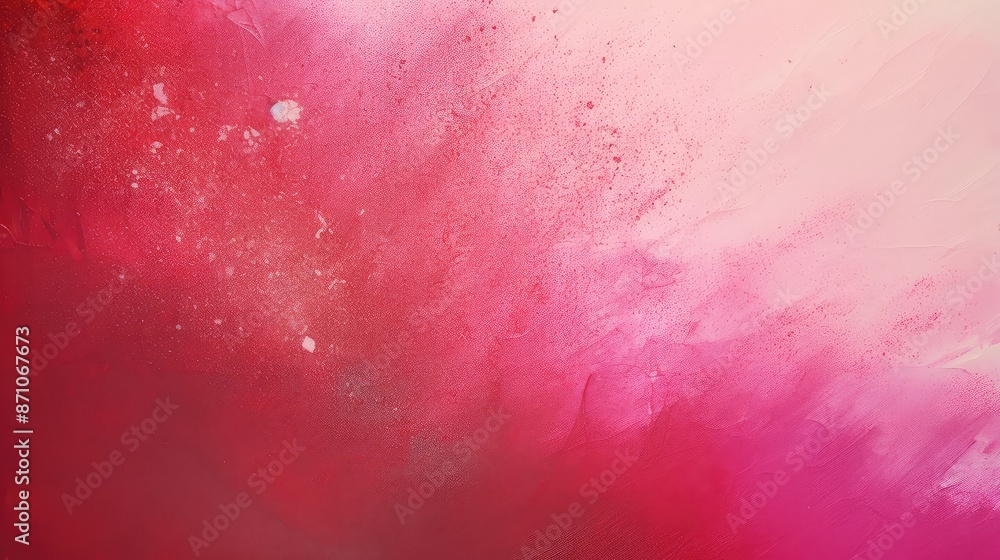 Fototapeta premium reflect red and pink spray paint background