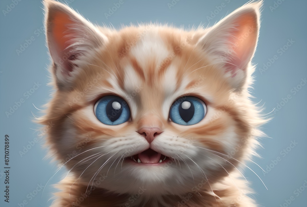portrait of a beautiful red cat with big eyes portrait of a beautiful red cat with big eyes