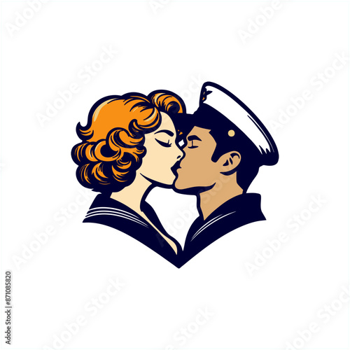marine navy couples man women kiss