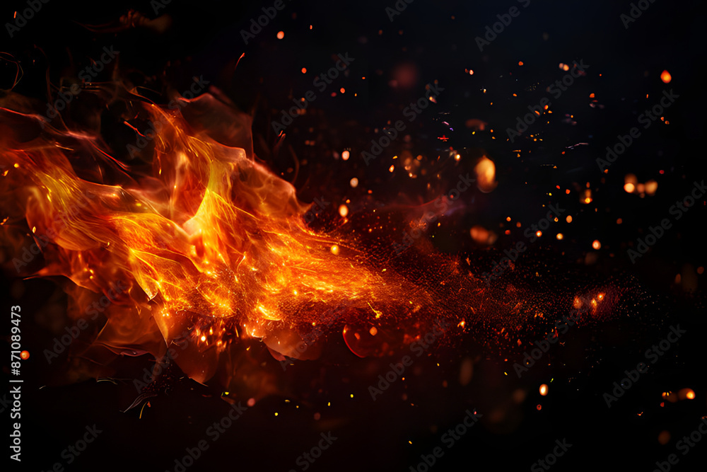 Controlled Burn: A Captivating Image of Fire Controlled Burn: A Captivating Image of Fire