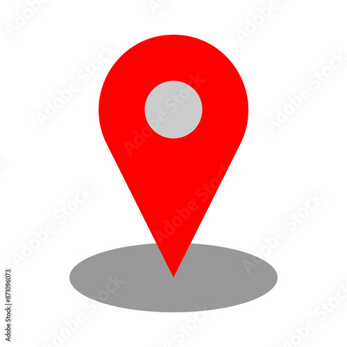  Location Vector Flat Icon Design