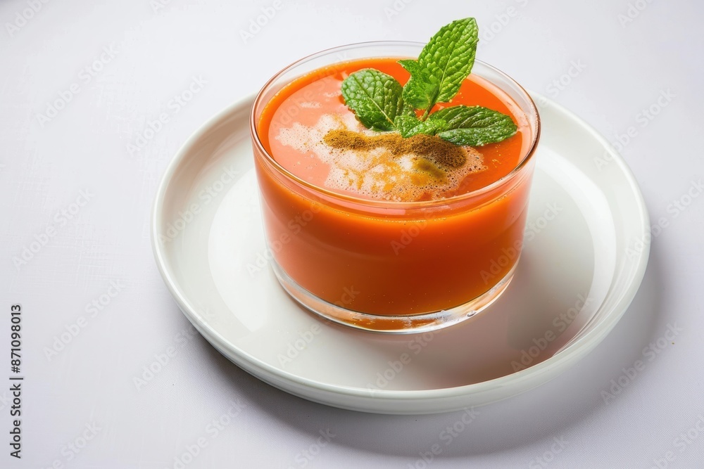 Satisfying and Refreshing Carrot Juice with Vanilla Satisfying and Refreshing Carrot Juice with Vanilla