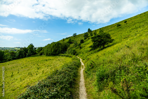 Unterwegs in der wunderschönen Landschaft von Dorset zum Corfe Castle und der Swanage Railway - Vereinigtes Königreich