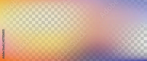 Blurred transparent gradient background. Overlay background