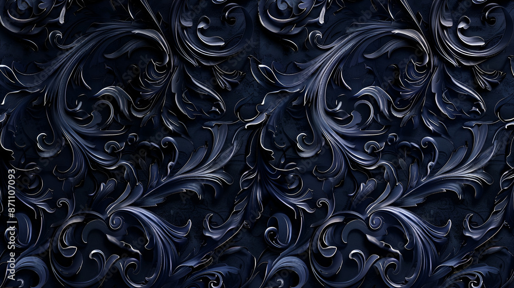 High-Quality Pattern Painted with Dark Colors High-Quality Pattern Painted with Dark Colors