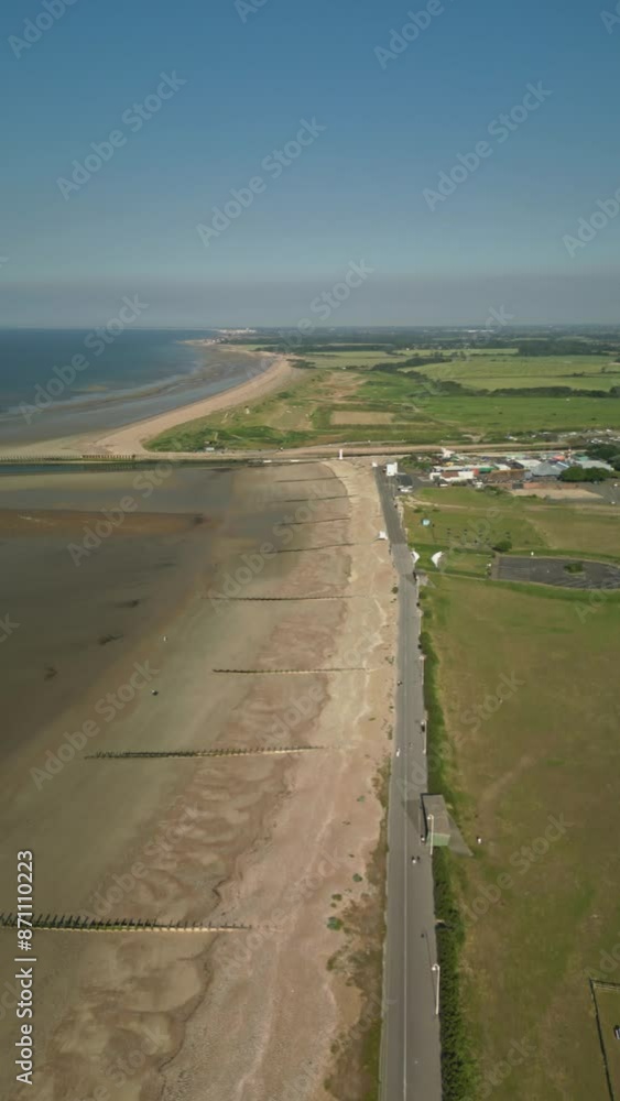Aerial view from Littlehampton Beach Aerial view from Littlehampton Beach