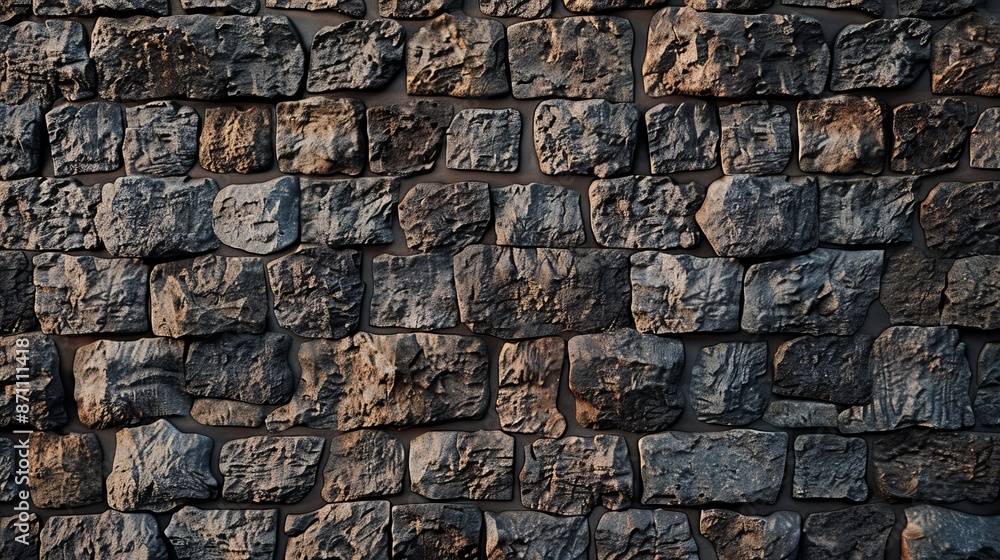 Stone wall texture, reminiscent of an old castle, ideal for backgrounds or textures Stone wall texture, reminiscent of an old castle, ideal for backgrounds or textures