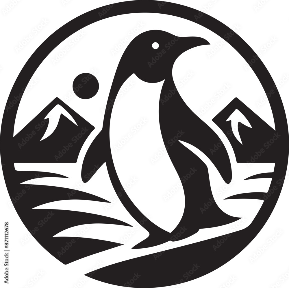 Obraz premium vector silhouette design