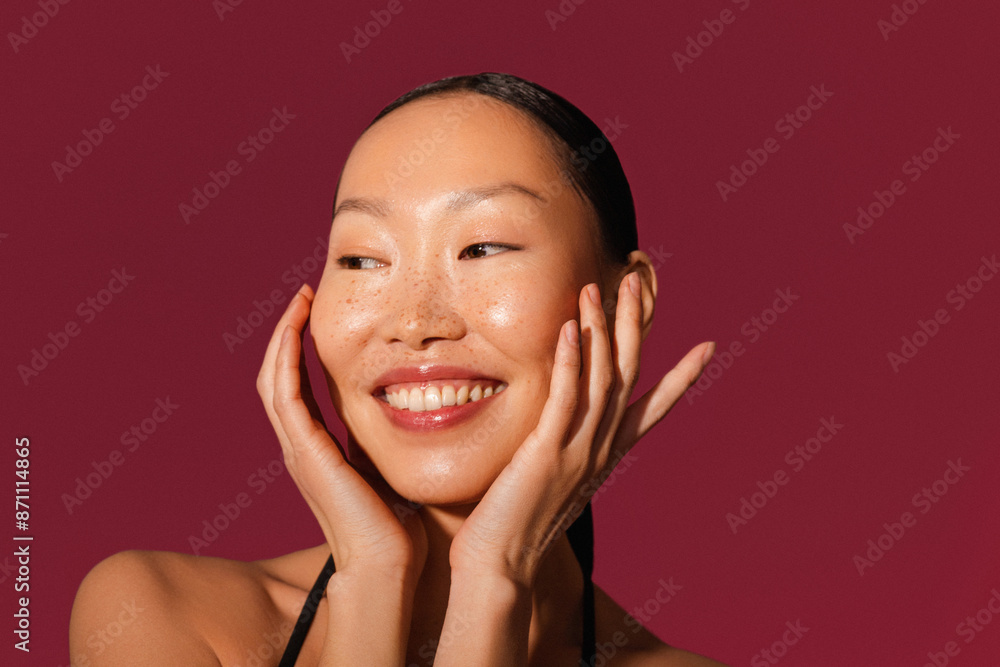 Korean cosmetics concept Korean cosmetics concept