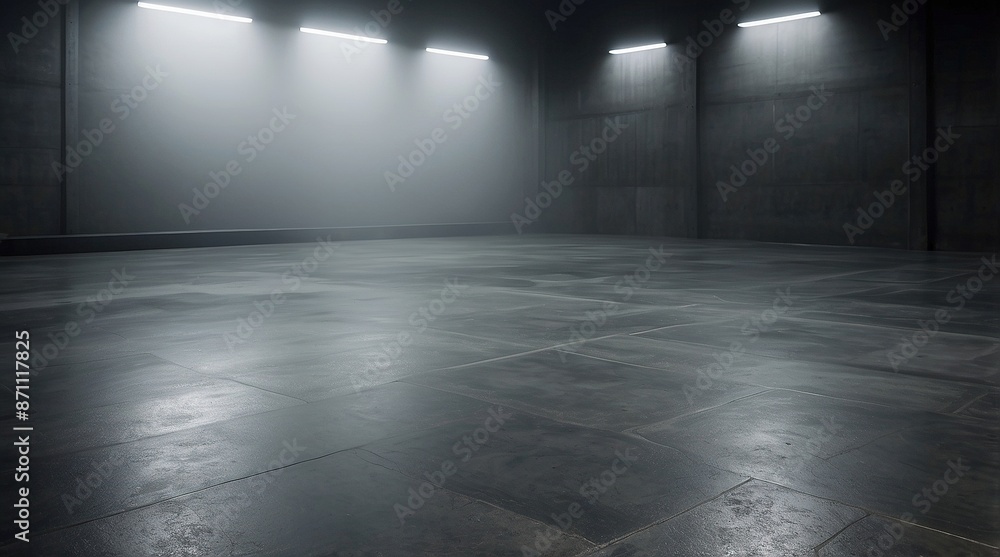 Texture dark concrete floor with mist or fog Texture dark concrete floor with mist or fog