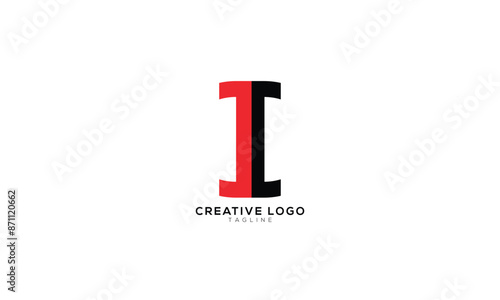 IC CI II Abstract initial monogram letter alphabet logo design