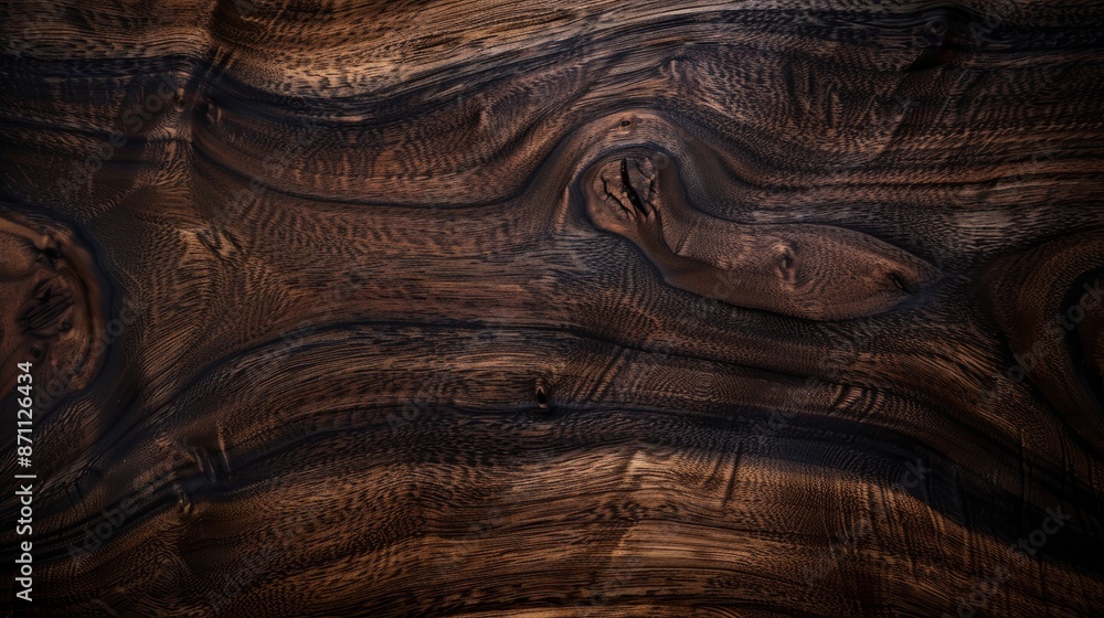 Naklejka premium Background surface of dark wood texture with old natural pattern, retro plank texture, natural oak texture with beautiful wood texture.