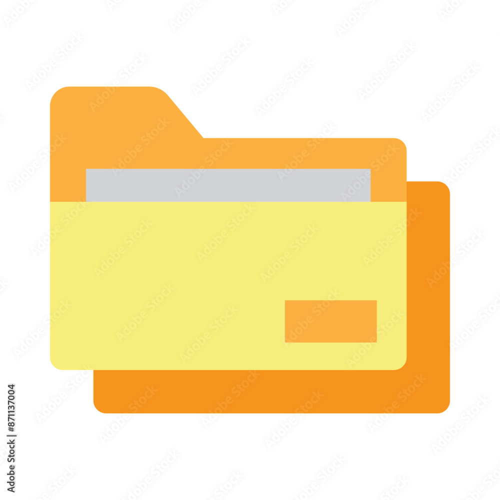 Folder Vector Flat Icon Design Folder Vector Flat Icon Design