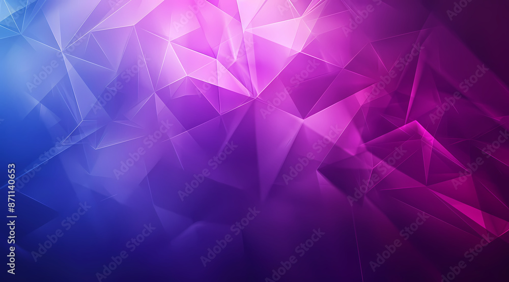 Abstract Purple Background with Polygonal Shapes Abstract Purple Background with Polygonal Shapes