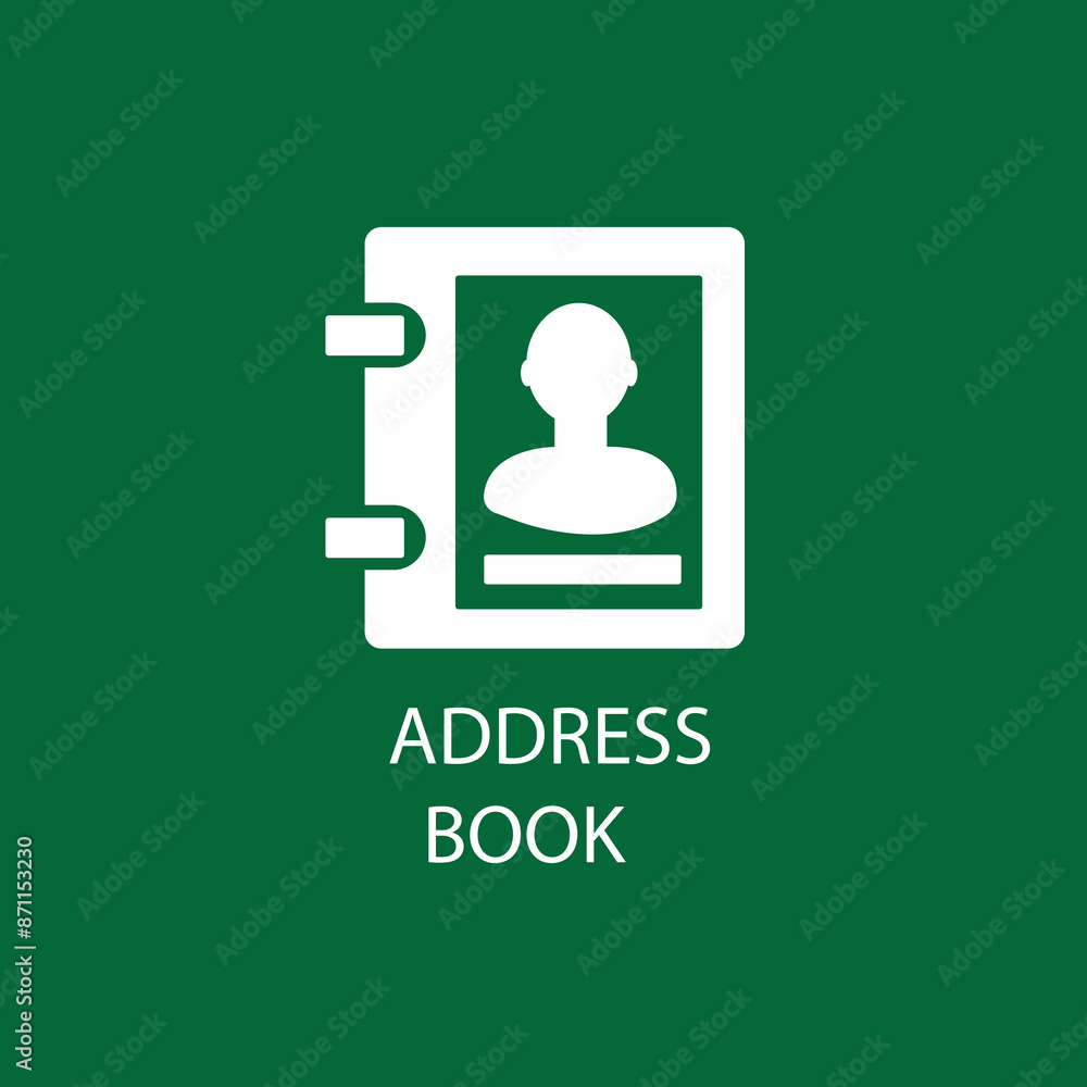 address book Solid icon address book Solid icon