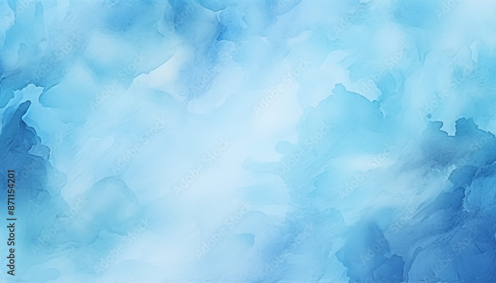 blue sky watercolor background