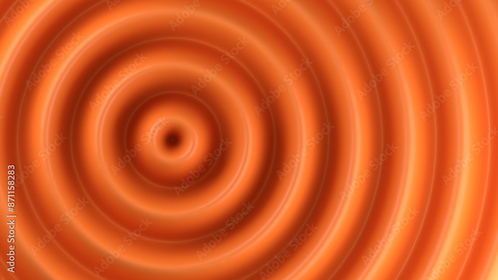 wave propagation surface template 3d illustration. Can be used to represent sound waves frequency, hypnotic fluid animation or concentric rings wave propagation surface template 3d illustration. Can be used to represent sound waves frequency, hypnotic fluid animation or concentric rings