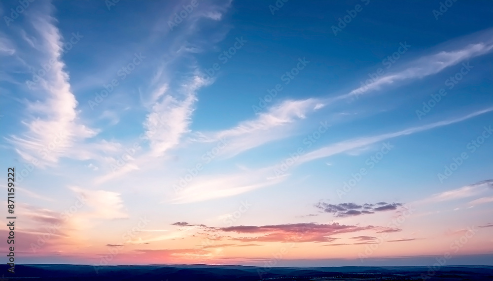 夕焼けの美しい景色 夕焼けの美しい景色