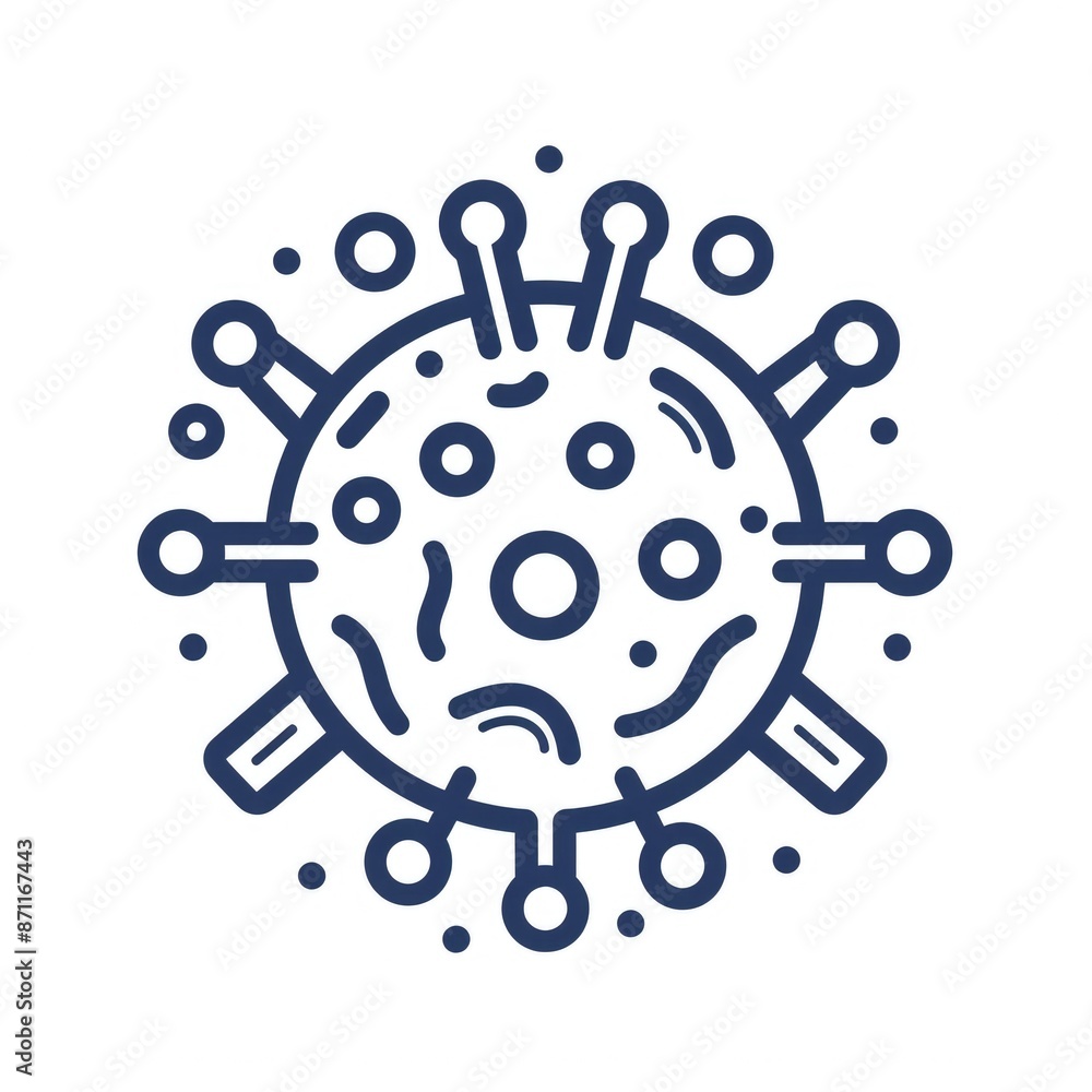 Covid 19 Symbol. Lineo Editable Stroke - Coronavirus Icon, Pictogram and Symbol for Signs of Pandemic and Epidemic Covid 19 Symbol. Lineo Editable Stroke - Coronavirus Icon, Pictogram and Symbol for Signs of Pandemic and Epidemic