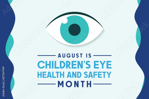 Children's Eye health and safety month is observed every year in August, it encourages parents to learn how to protect their child's eyesight.
