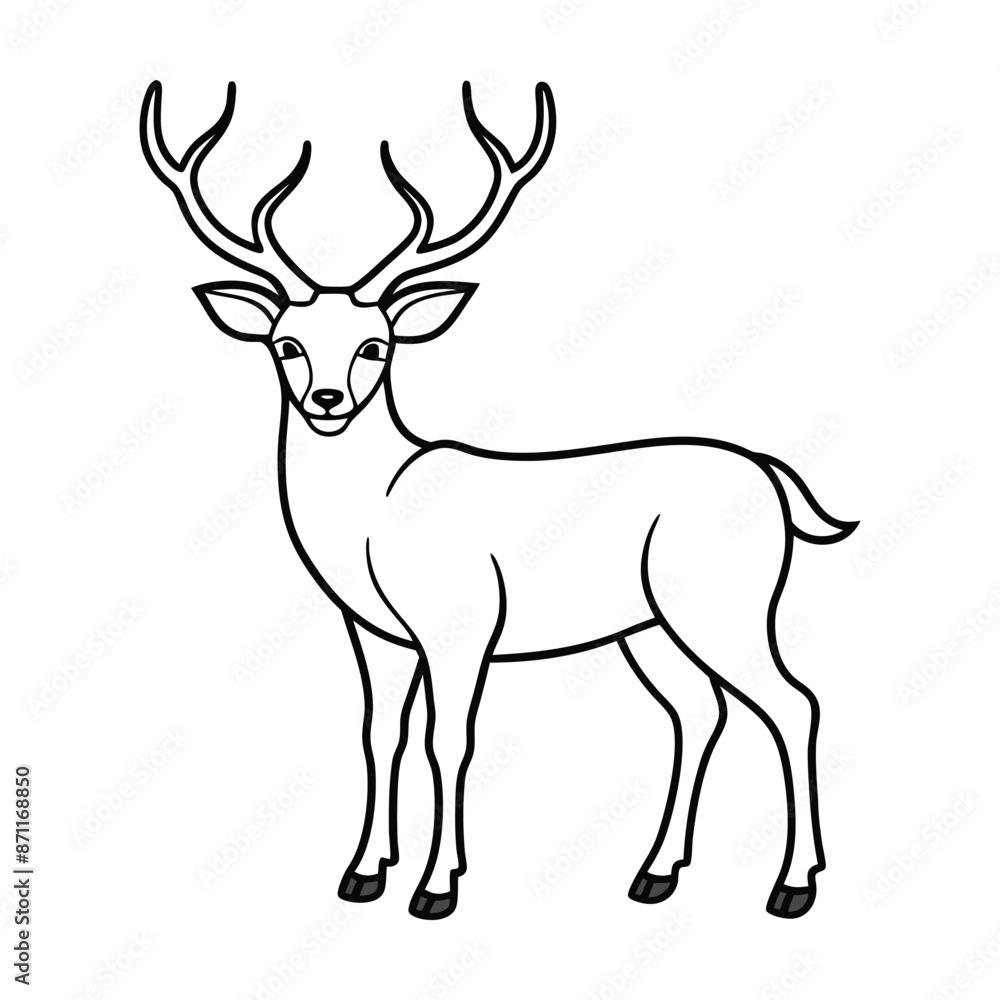deer silhouette vector deer silhouette vector