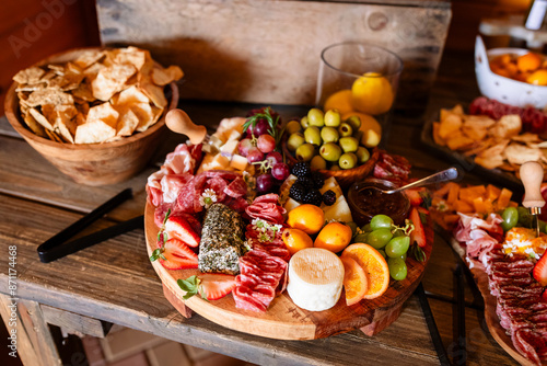 Canvas Print grazing table