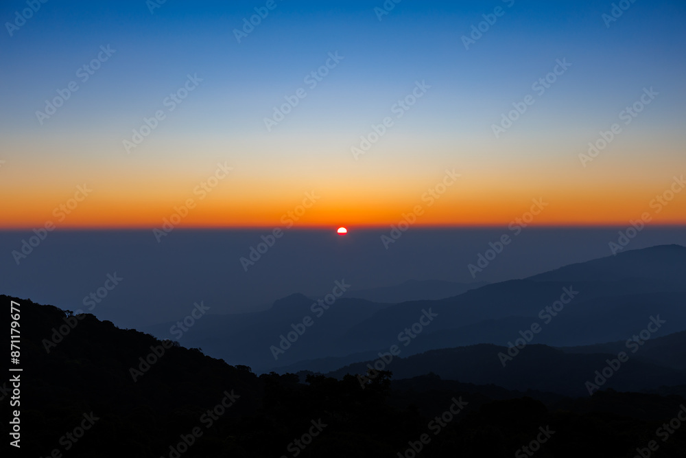 sunrise over the mountains sunrise over the mountains