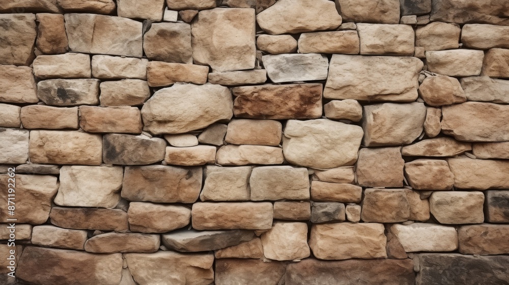 This image showcases a stone wall made up of stones in subtly varied shades, emphasizing texture and natural tones, evoking a sense of rustic charm and durability. This image showcases a stone wall made up of stones in subtly varied shades, emphasizing texture and natural tones, evoking a sense of rustic charm and durability.