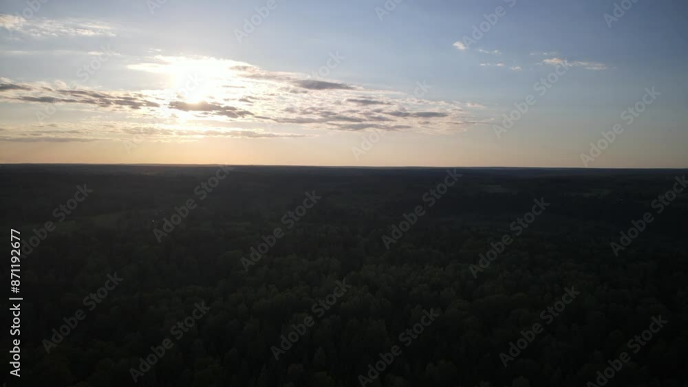 beautiful nature at the beginning of summer at the moment of evening sunset. 4k video of excellent quality, unique material for design and creation of works beautiful nature at the beginning of summer at the moment of evening sunset. 4k video of excellent quality, unique material for design and creation of works