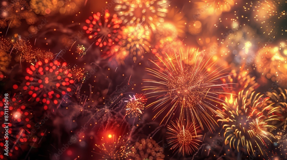 A fireworks competition with synchronized displays choreographed to music A fireworks competition with synchronized displays choreographed to music
