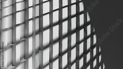Wallpaper Mural Modern Minimalist Grid Pattern with Subtle Shadows for Contemporary Designs Torontodigital.ca