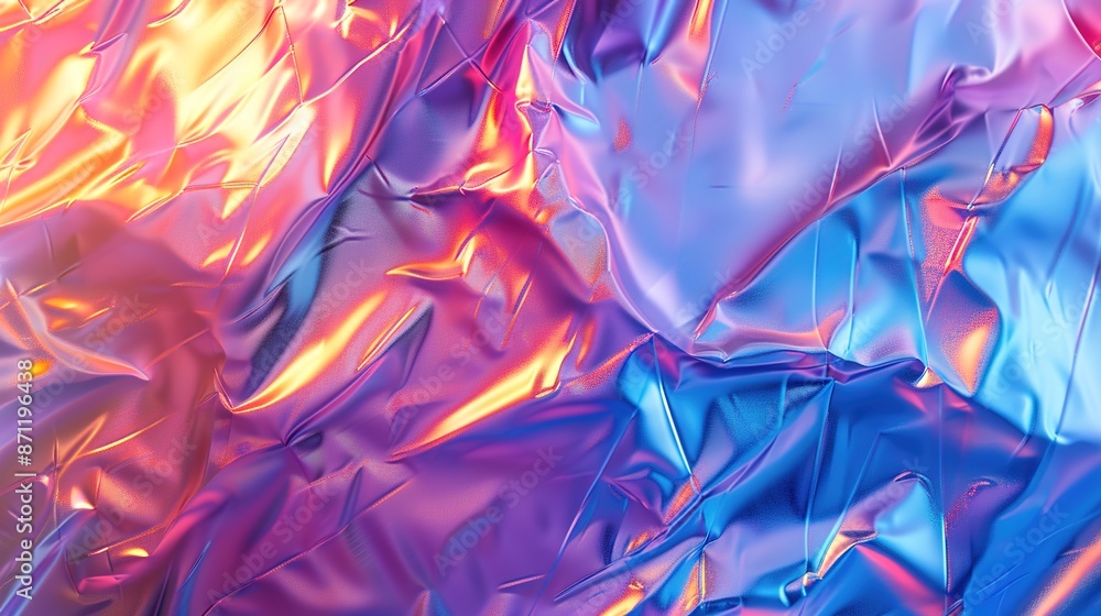 Fototapeta premium Futuristic Holographic Gradients in Iridescent Shades for Digital Projects