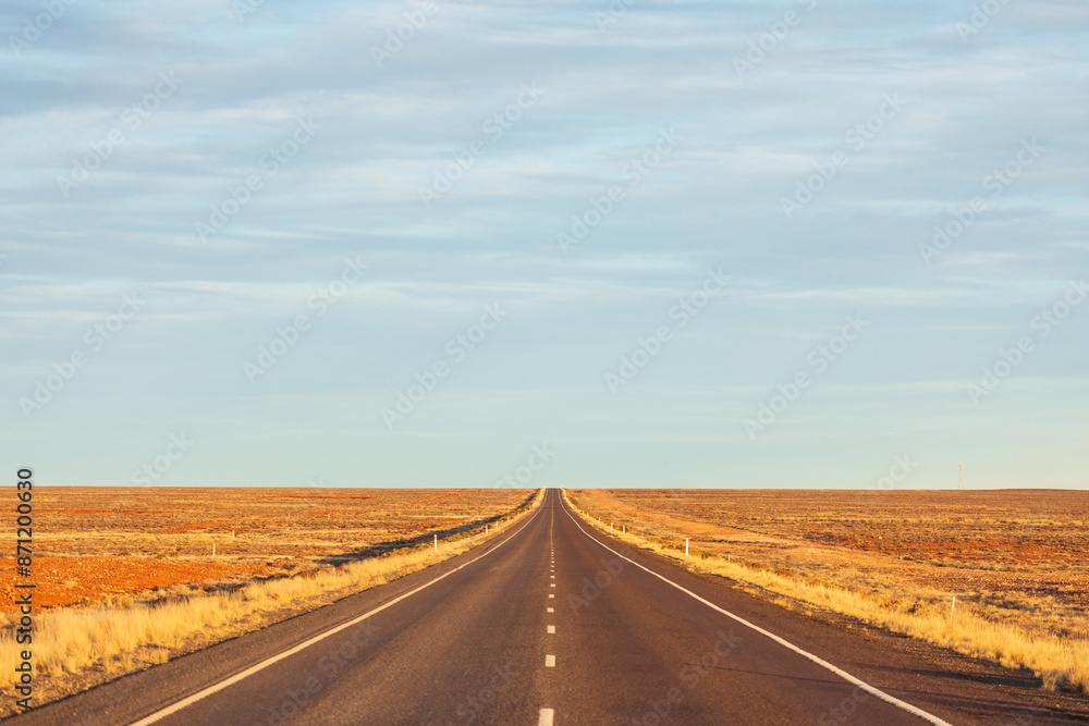The Stuart Highway. Dry arid landscape of outback Australia. Woomera. The Stuart Highway. Dry arid landscape of outback Australia. Woomera.