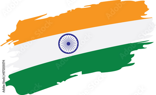 the Indian flag for the independence day of India on the date of 15 of august illustration in jpeg