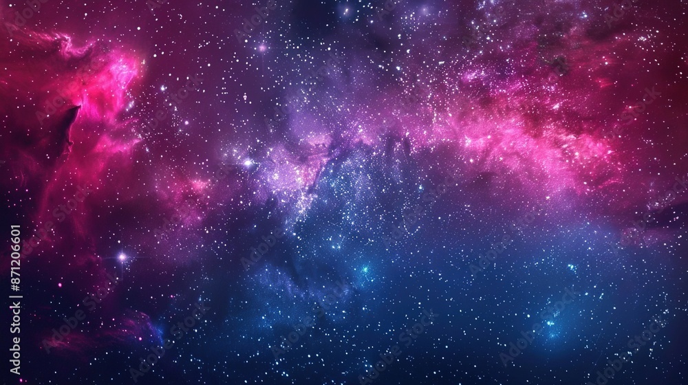 Fototapeta premium Cosmic Dreams: Abstract Galaxy Background with Celestial Wonders and Cosmic Dust Particles