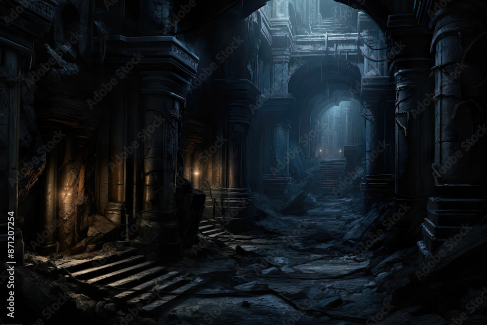 Crypt of Shadows: Whispering Secrets in Darkness Fantasy wallpaper Crypt of Shadows: Whispering Secrets in Darkness Fantasy wallpaper